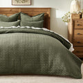 Velvet Quilt Set - King - 3 Piece