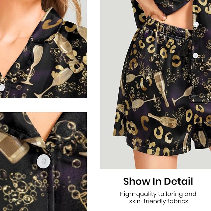 Women's Pajama Set - Short Sleeve - 2 Piece