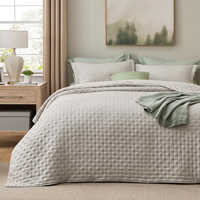 Linen Quilt - California King - 111 x 106 in