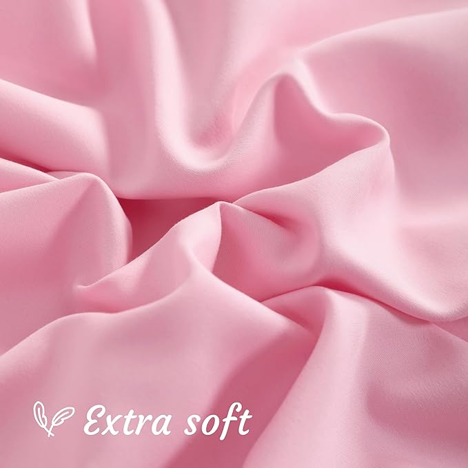 Microfiber Pillowcase Set - Standard - 20 x 26 in - 2 Pack - 2 Piece