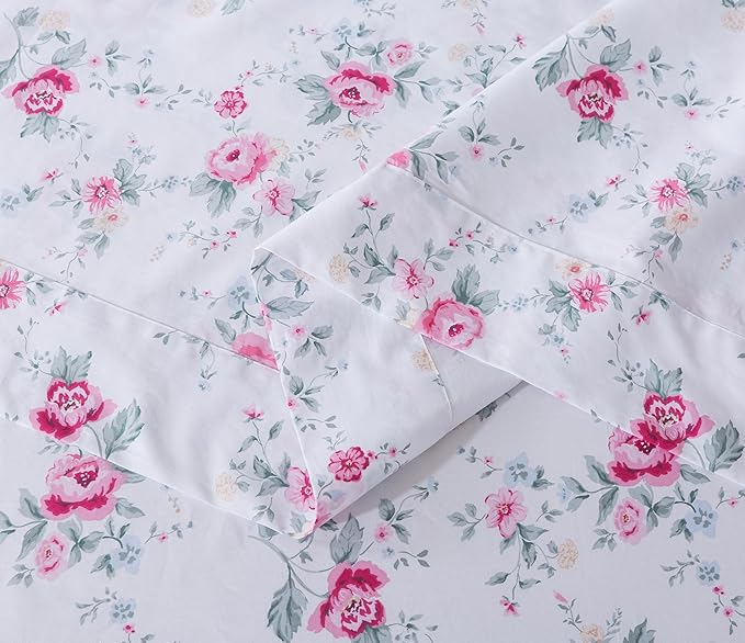 100% Cotton Bed Sheet Set - California King - 4 Piece