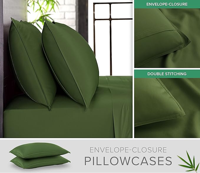 Bamboo Cooling Bed Sheet Set - Twin - 3 Piece