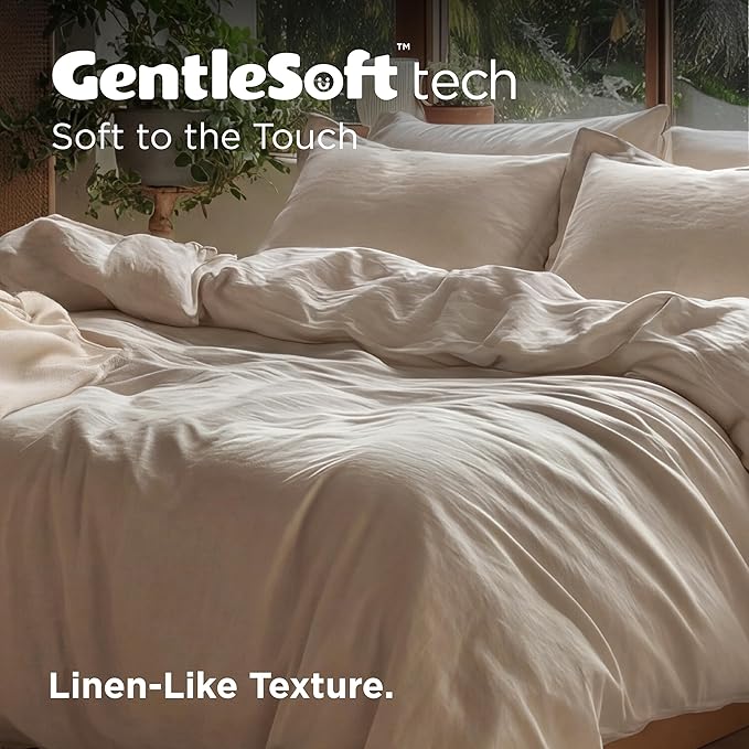 Linen Duvet Cover Set - Twin