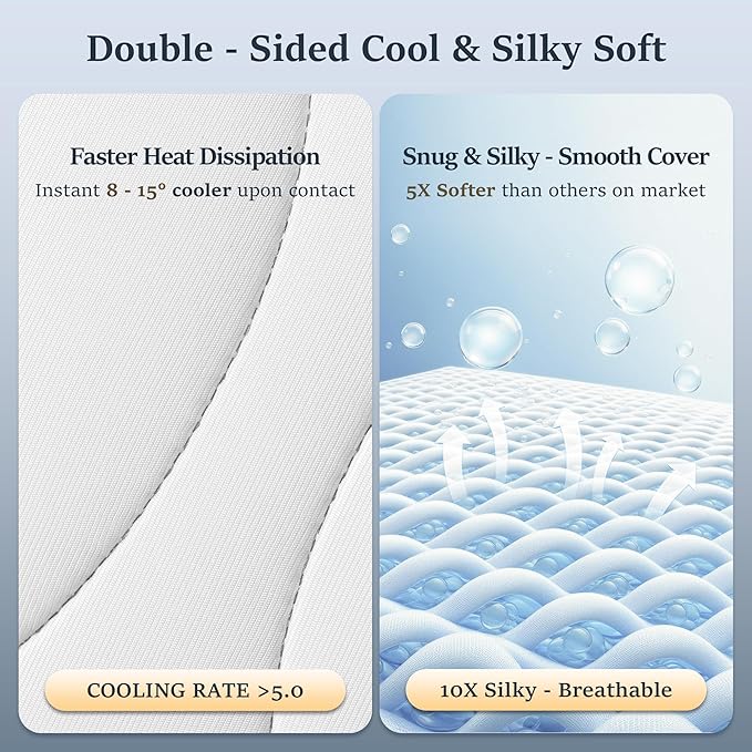 Microfiber Cooling Bed Pillow - Queen - 2 Piece