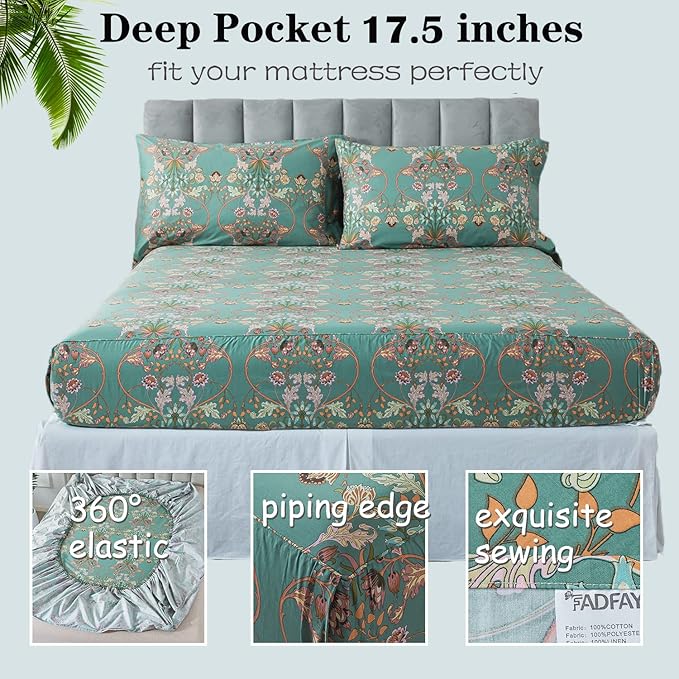 Bed Sheet Set - Twin - 4 Piece