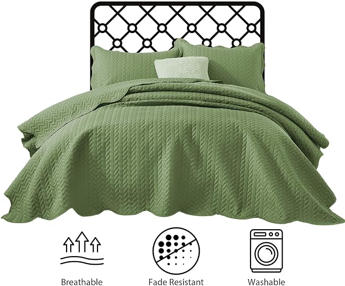 Microfiber Quilt Set - Twin - 2 Piece