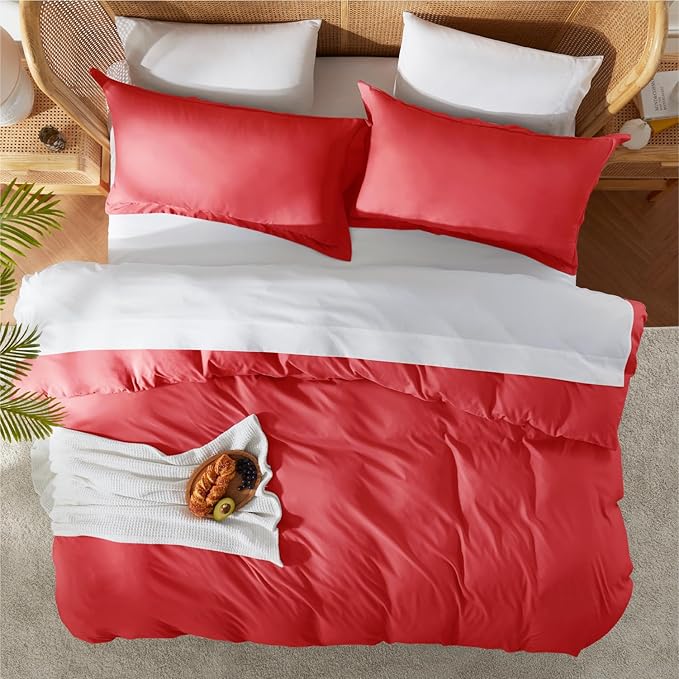 Down Alternative Duvet Cover Set - King - 4 Piece