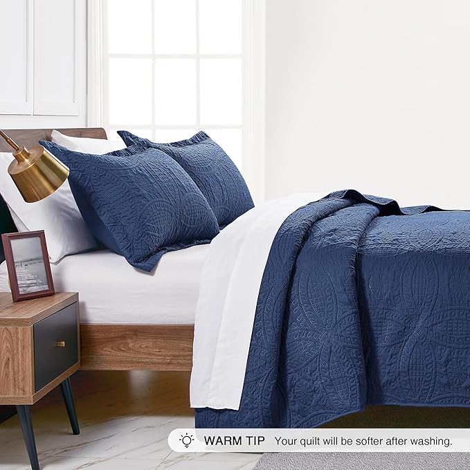 Quilt Set - King - 3 Piece