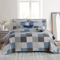 100% Cotton Quilt Set - Queen - 3 Piece