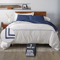 100% Cotton Duvet Cover Set - Queen - 90 x 90 in - 3 Piece