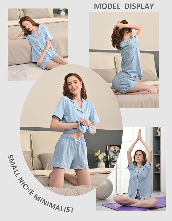 Women's 100% Cotton Pajama Set - 2 Piece