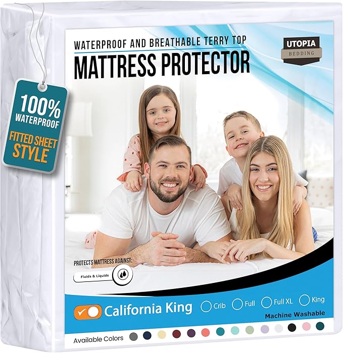 Waterproof Mattress Protector - California King