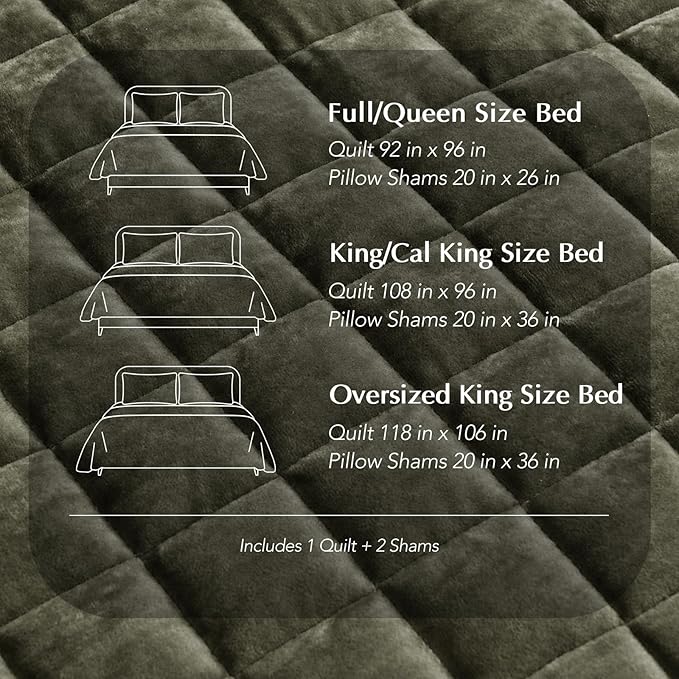 Velvet Comforter Set - California King