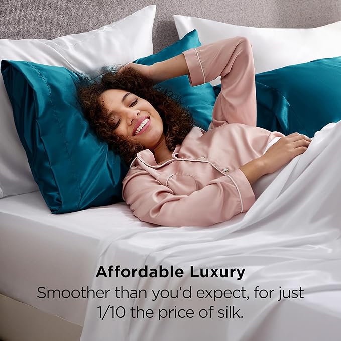 Satin Pillowcase Set - Standard - 20 x 26 in - 2 Piece