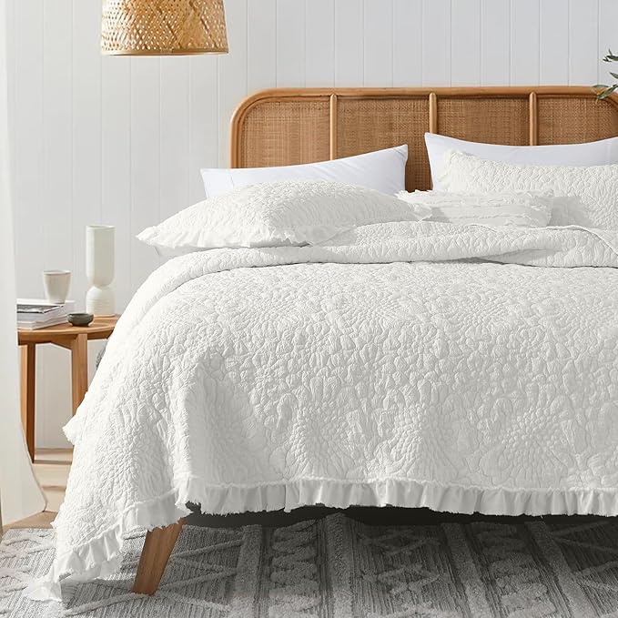 Microfiber Quilt Set - King - 3 Piece