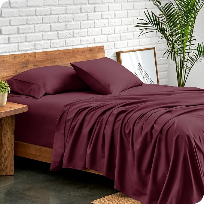 Microfiber Bed Sheet Set - Queen - 4 Piece