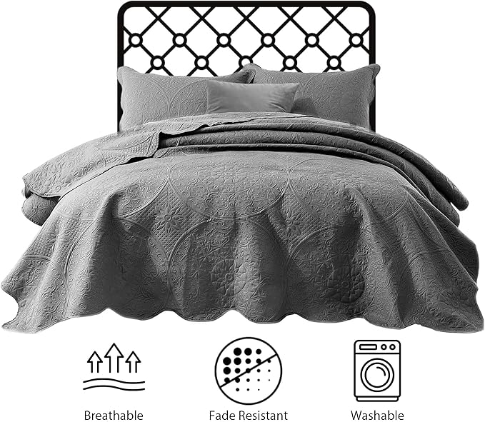 Microfiber Bedding Set - King - 3 Piece