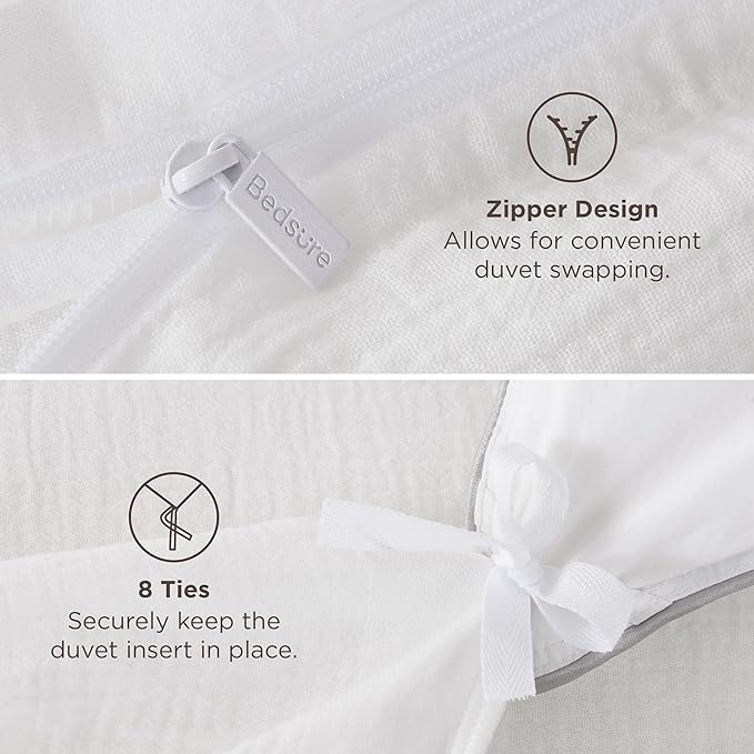 Bamboo Cooling Duvet Cover Set - King - 3 Piece
