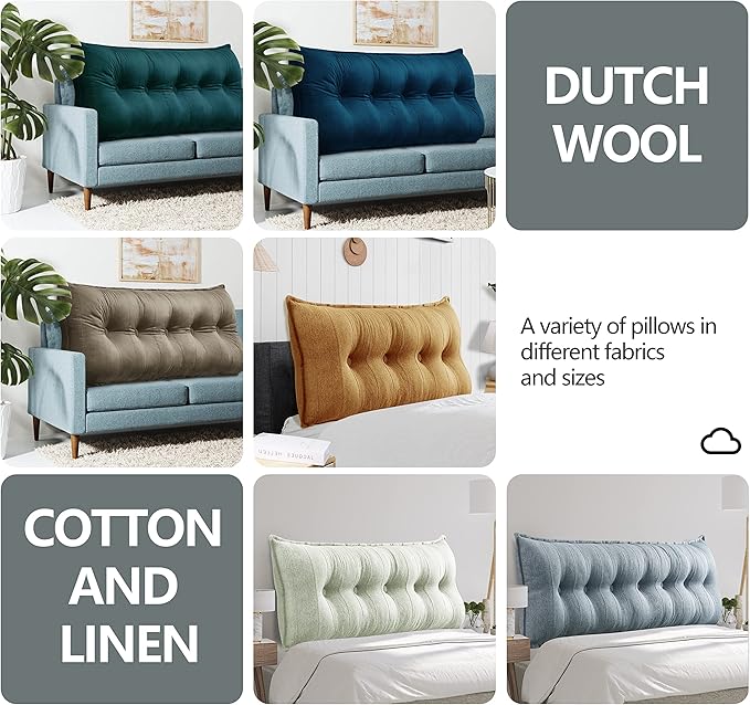 Velvet Backrest Pillow - Full