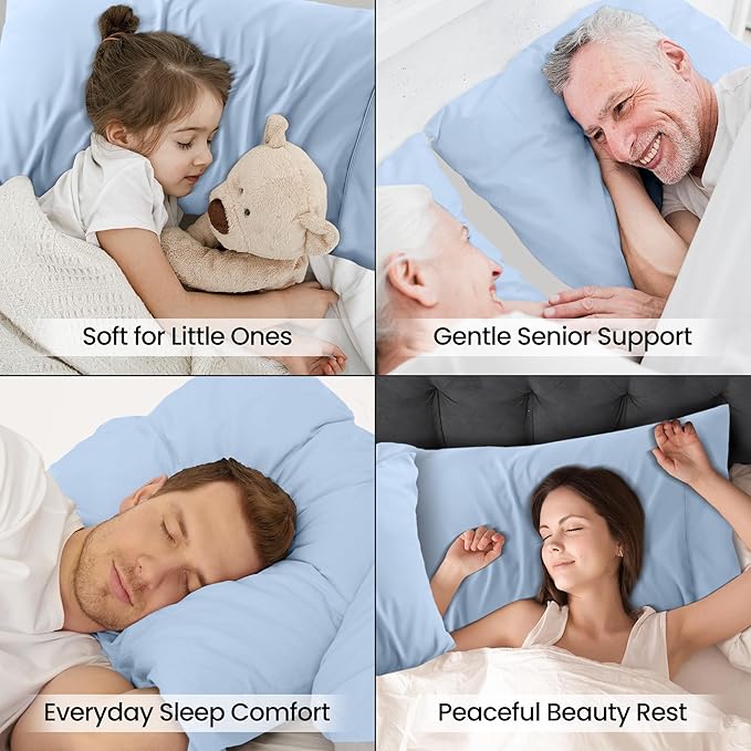 Microfiber Pillowcase Set - Queen - 20 x 30 in - 2 Pack