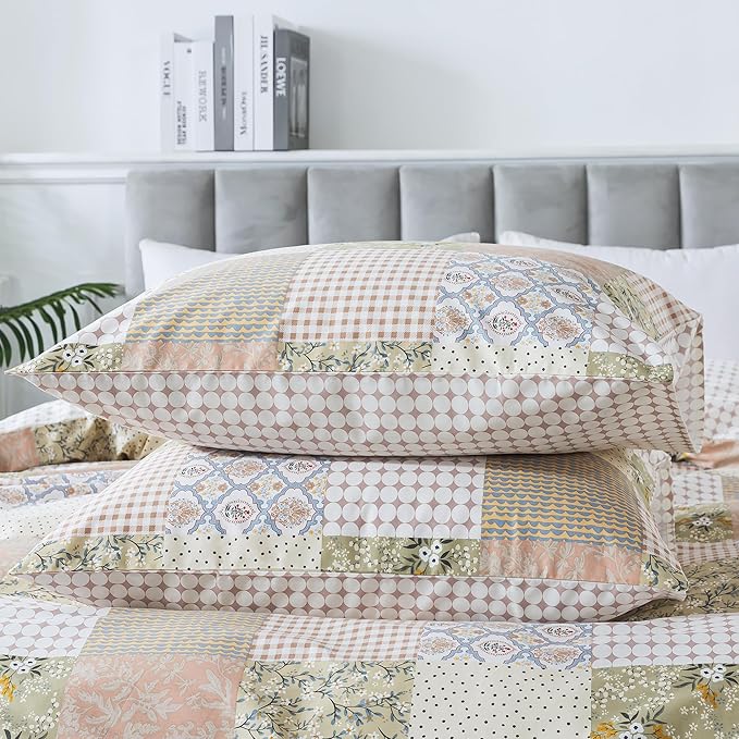 100% Cotton Duvet Cover Set - King - 3 Piece