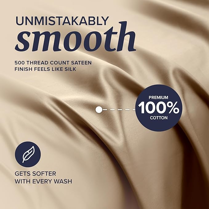 100% Cotton Bed Sheet Set - Twin - 3 Piece