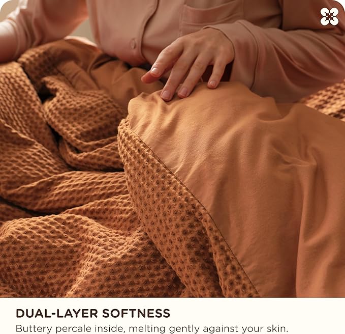 100% Cotton Duvet Cover Set - King - 3 Piece