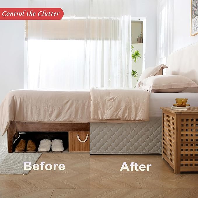 Linen Bed Skirt - King