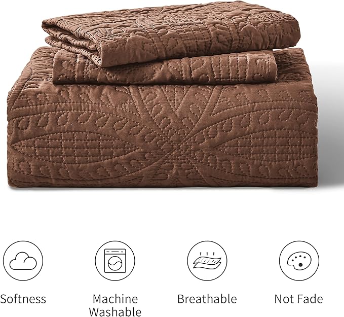 Quilt Set - California King - 3 Piece