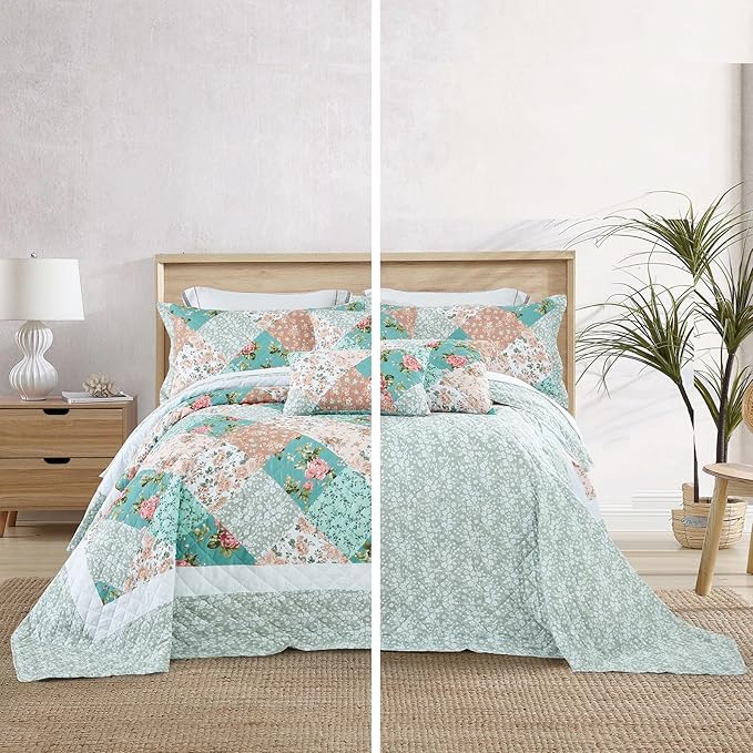 Microfiber Quilt - King - 6 Piece