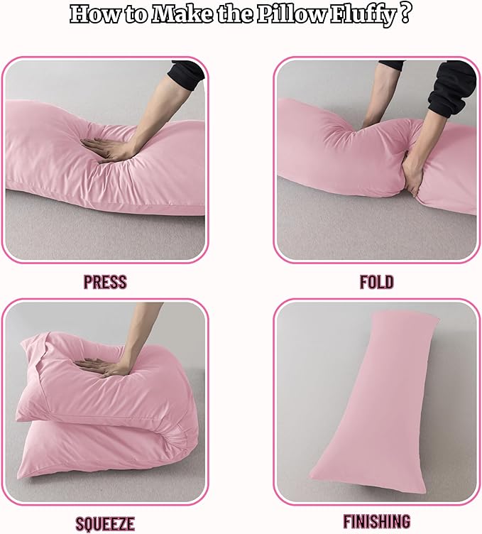 Memory Foam Body Pillow - Full - 20 x 54 in