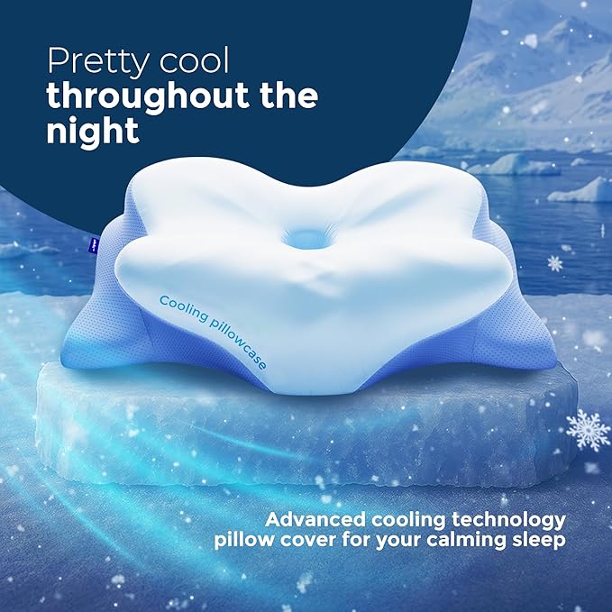 Memory Foam Bed Pillow - 21.25 x 14.17 x 4.72 in