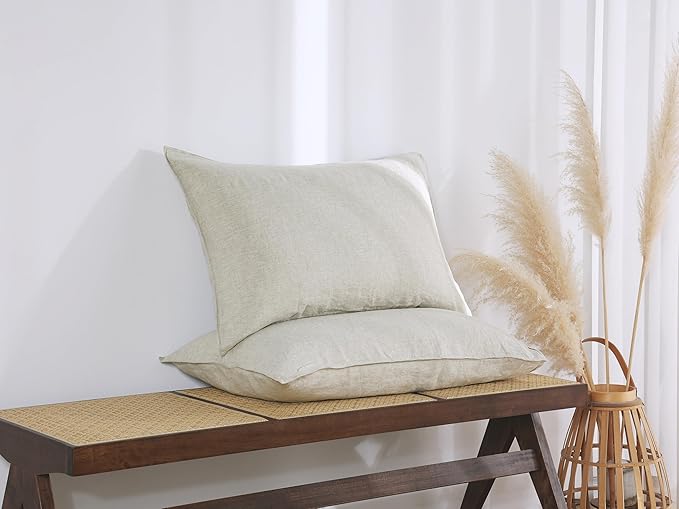 Linen Duvet Cover Set - King - 3 Piece