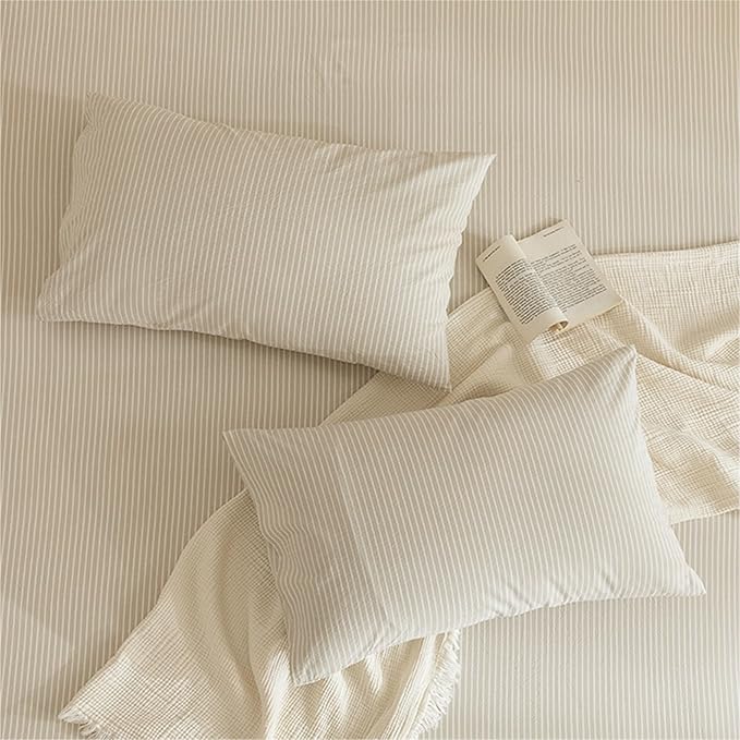 Linen Duvet Cover Set - Queen - 3 Piece