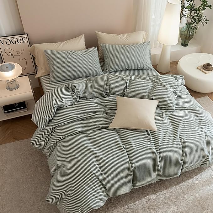 Linen Duvet Cover Set - King - 3 Piece