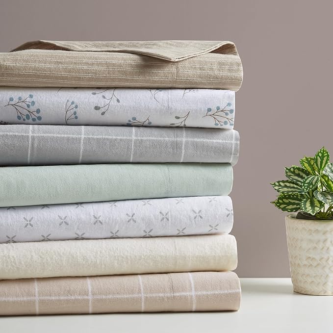 100% Cotton Bed Sheet Set - King - 4 Piece