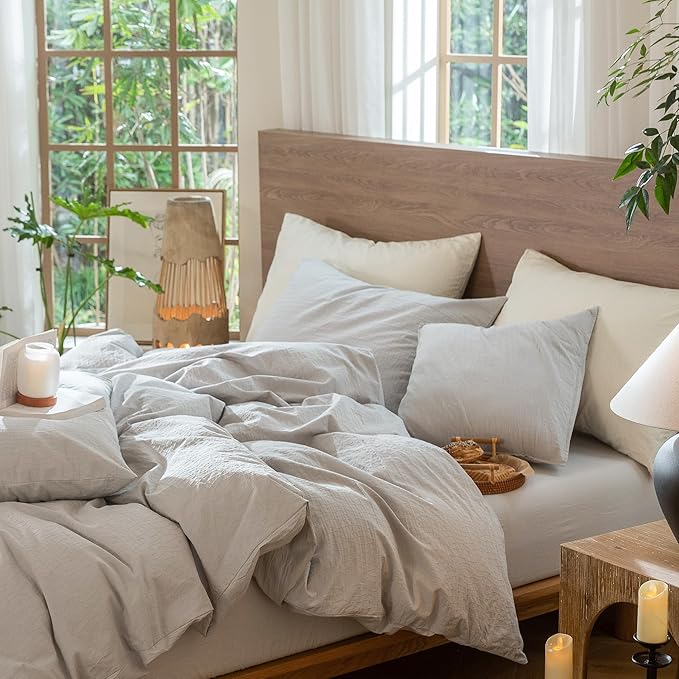Linen Duvet Cover Set - Full