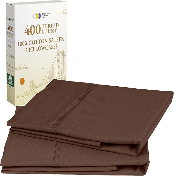 100% Cotton Pillowcase Set - King - 2 Piece
