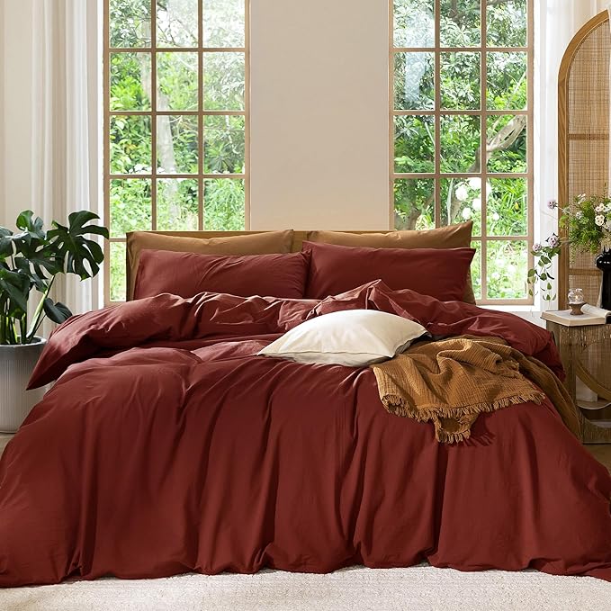 Linen Duvet Cover Set - Full