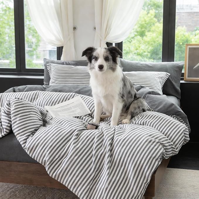 Linen Duvet Cover Set - Queen
