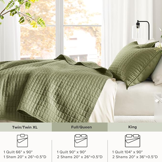 Quilt Set - Queen - 3 Piece