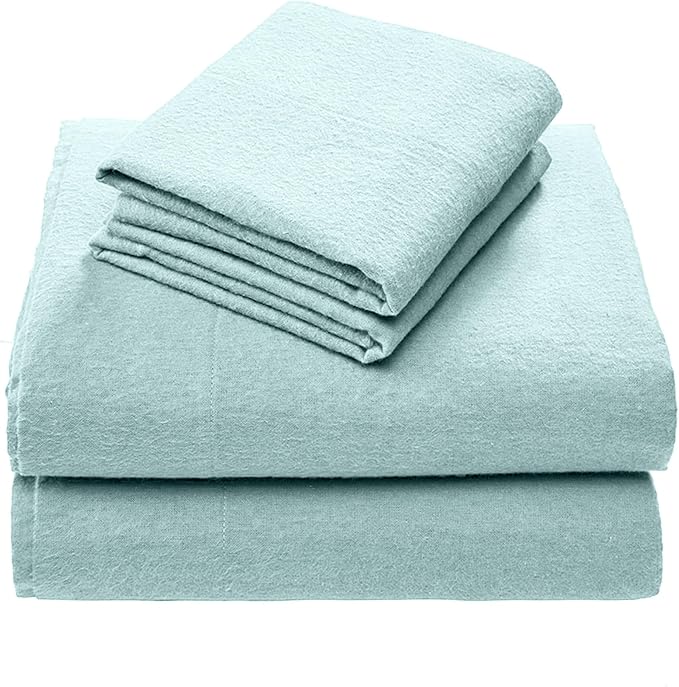 Flannel Bed Sheet Set - King - 4 Piece