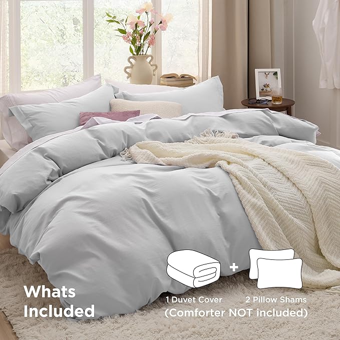 Duvet Cover Set - King - 104 x 90 in - 3 Piece