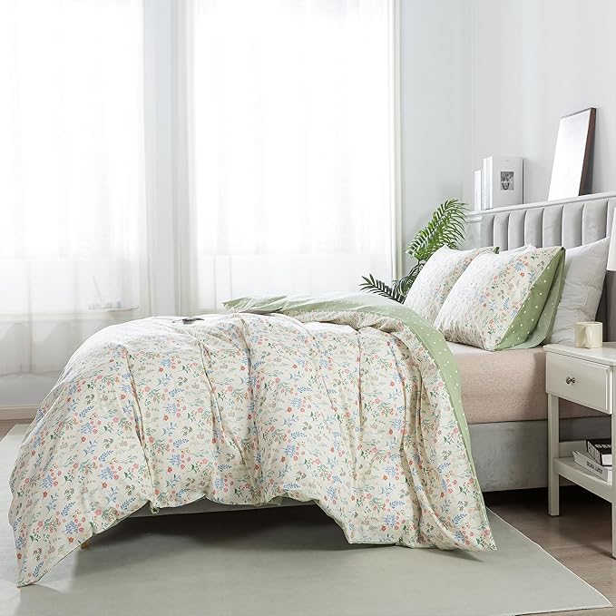 100% Cotton Duvet Cover Set - King - 3 Piece