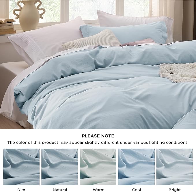 Duvet Cover Set - Queen - 90 x 90 in - 3 Piece