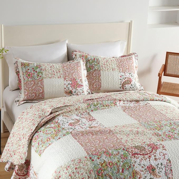 100% Cotton Quilt Set - Queen