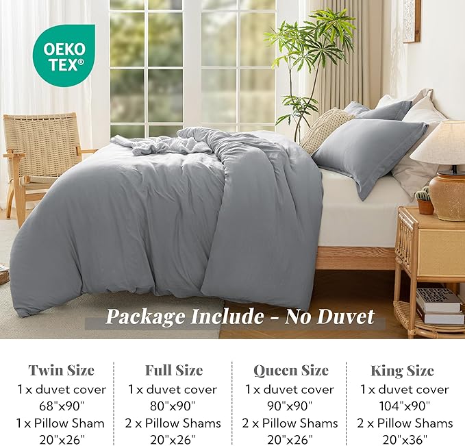 Microfiber Duvet Cover Set - 3 Piece