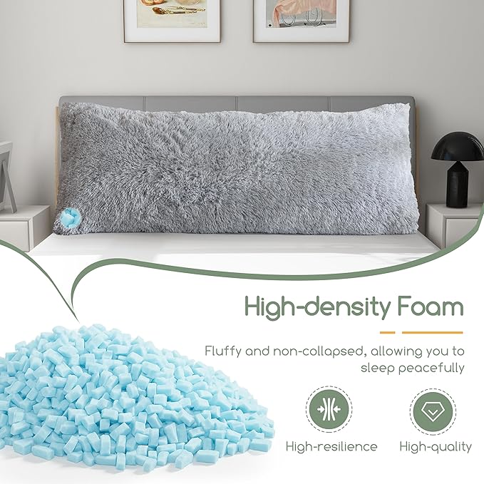 Memory Foam Body Pillow - Full - 20 x 54 in