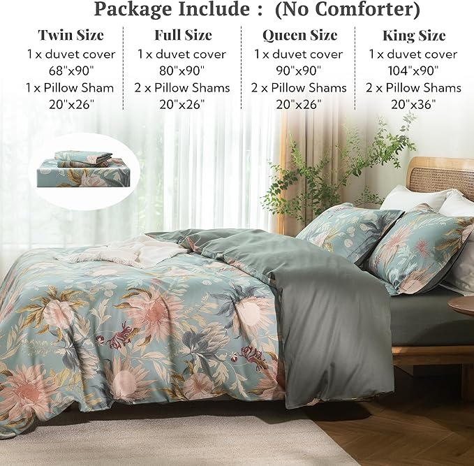 Duvet Cover Set - Queen - 3 Piece
