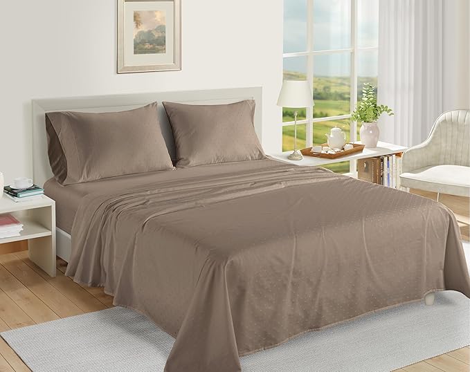 Linen Bed Sheet Set - Queen